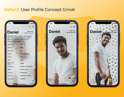 DailyUI | User Profile for Grindr