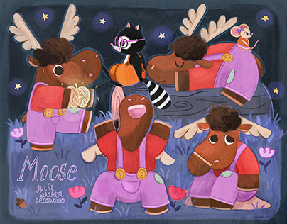 Moose Character Design / written by Zoe Tucker MATS9
