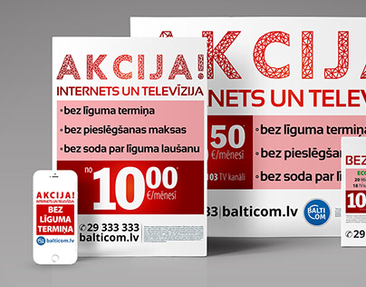 A/S "Balticom" advertising