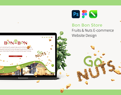 Bon Bon - Nuts & Dehidrated Fruits Web Design