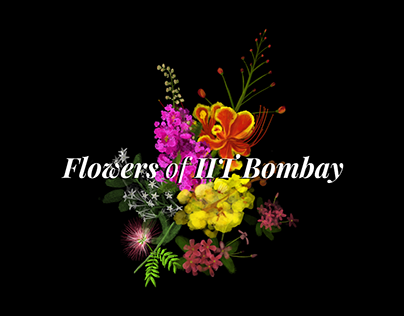 Flowers of IIT Bombay | Illustration