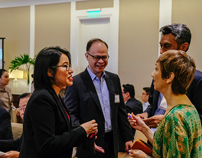 Marjorie Lao with Makati Business Club