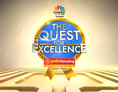 QUEST FOR EXCELLENCE LOGO DESIGN for CNBC TV18