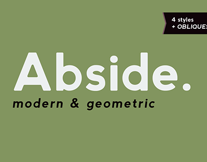 Abside Font (Modern & Geometric)