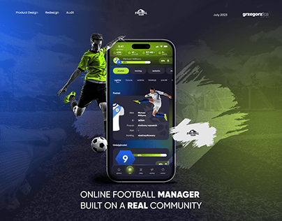 Football Team Mobile App Redesign Concept