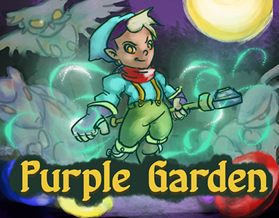 Purple Garden Cover
