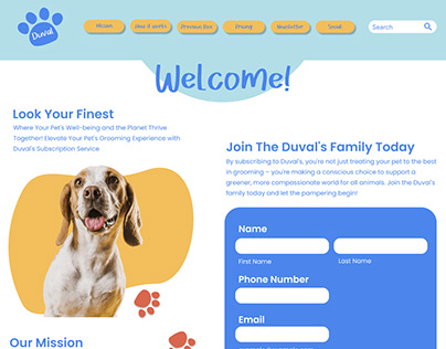 Duval Landing Page