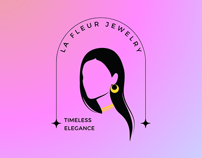 La Fleur Jewelry Logo MockUp