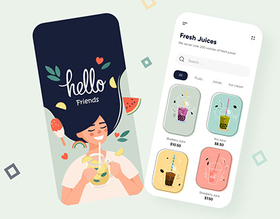 Juice Mobile App UX-UI Design