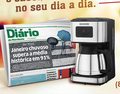 Diário do Nordeste | Anúncio Jornal + Cafeteira