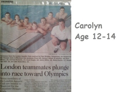 Carolyn's Tween/Early Teen Swimming early to mid 1990s
