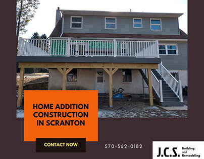 home addition construction in Scranton