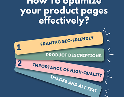 How to optimize your product pages effectively?