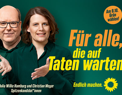 "DIE GRÜNEN Niedersachsen" election campaign