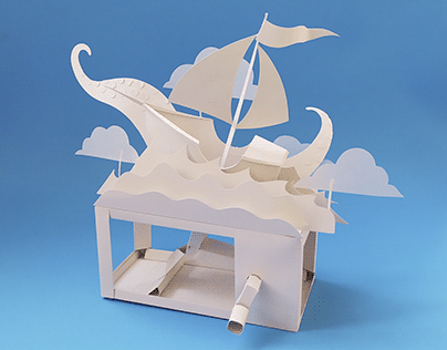 Paper Boat Mechanism by Diona