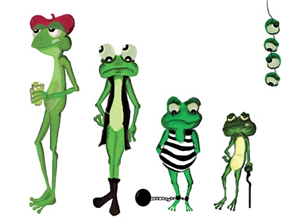 Character Design: The envious frogs