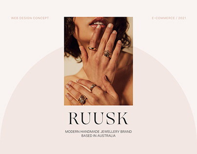RUUSK | E-COMMERCE | WEB DESIGN CONCEPT