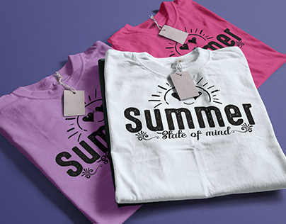 Trendy summer t-shirt design