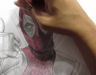 Deadpool Speed Drawing