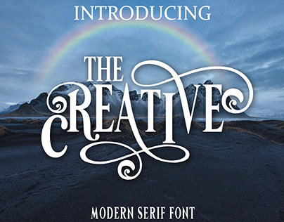 The Creative FONT, Serif Font, Modern Font, Vintage
