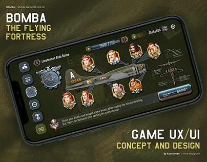 Bomba - Mobile game UX and UI