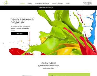 Web-site design for Ananas company