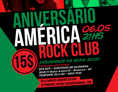 América Rock Club - Flyers