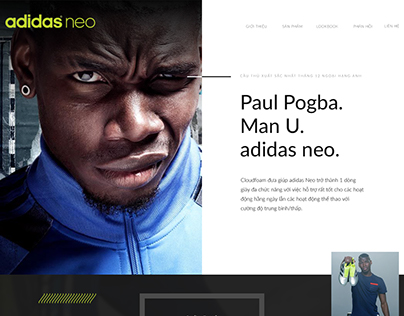 Landing page - Adidas NEO