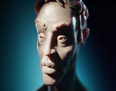 Man Portrait Sculpt 01
