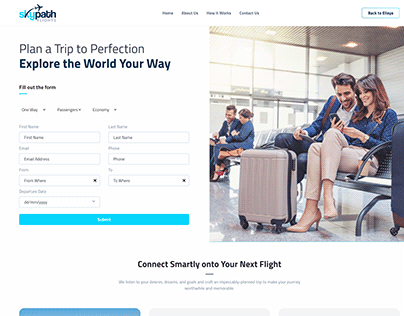 SkyPath Flights_Website Design