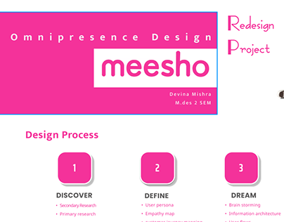 Omnipresence Redesign Case Study - Meesho
