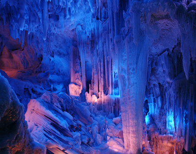 3D ICE Cave Rendering