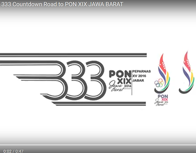 TVC for 333 Countdown PON XIX Jabar 2016