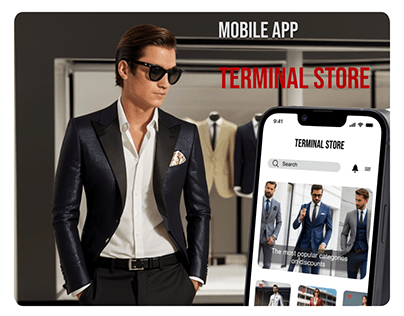 Terminal Store mobile app UX/UI - мобильное приложение