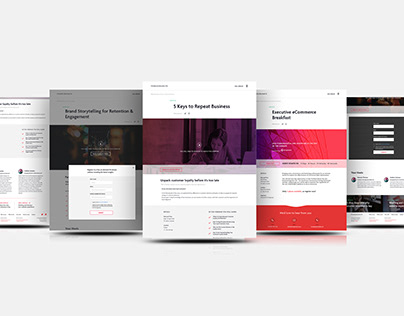 Pomegranate Media 'News&Events' page redesign