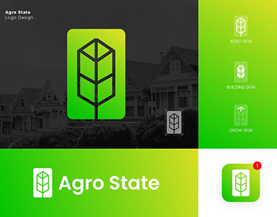 Agro State, Farm, Startup, Nature, Business Logo design