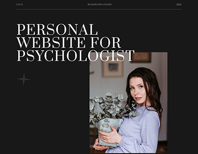 Personal website for psychologist