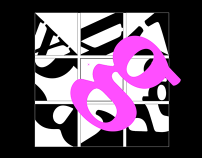 Type as Shape, 100 Squares