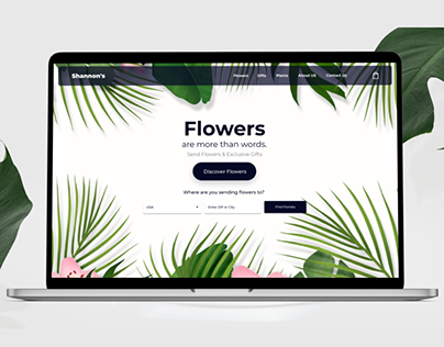Flower Shop UI UX Desin