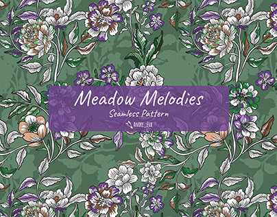 Meadow Melodies (seamless pattern)