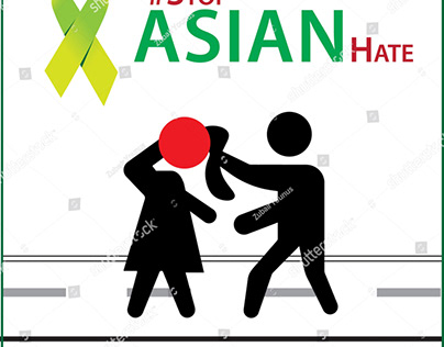 Asian Hate Banner and Asian Banner Design