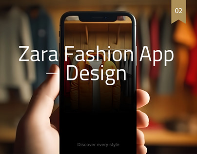 Zara Fashion App Design