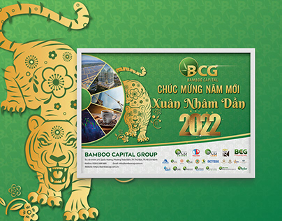 Poster Bamboo Capital Chúc Mừng Năm Mới 2022