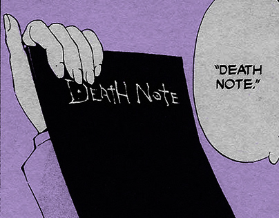 Colorisation d'une planche de Death Note