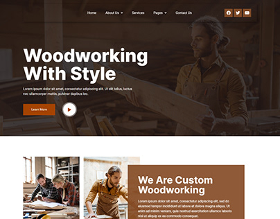 Carpenter & Craftsman Website | WordPress Website