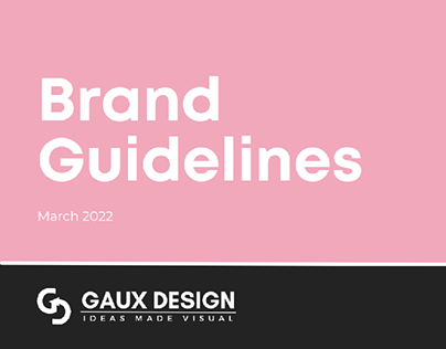 Brand Guidelines | Gaux Design