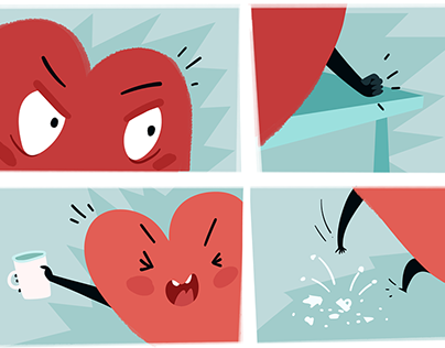 Hot Hearts Comic