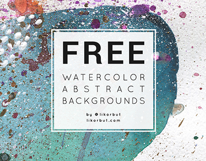Free watercolor abstract backgrounds