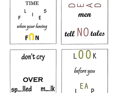 Typography - Proverbs