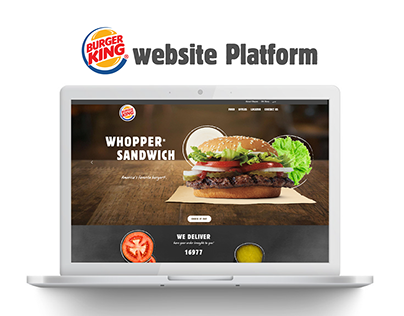 BurgerKing Website (Webdesign)